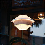 Mixed Weaved Pendant Light